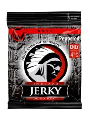 Indiana Beef Jerky Peppered, 25g